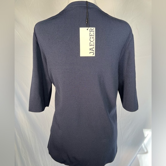 Jaeger knit short sleeve sweater - Picture 4 of 6